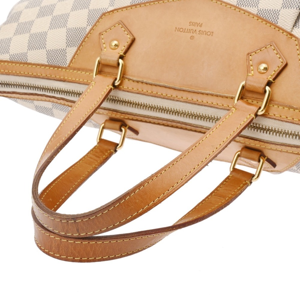 Louis Vuitton Azur Handbag White Damier Syracuse Canvas - Picture 3 of 10